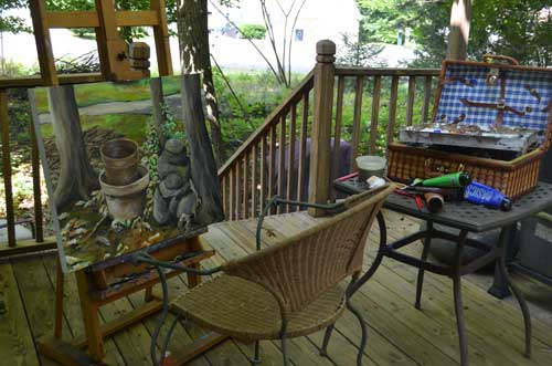 Painting in progress